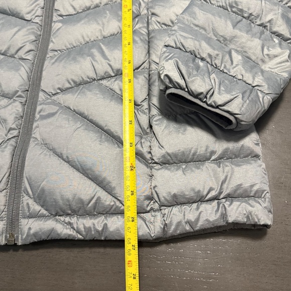 LOLE Emeline Puffer Quilted Jacket Gray Duck Down Size M - Picture 7 of 10